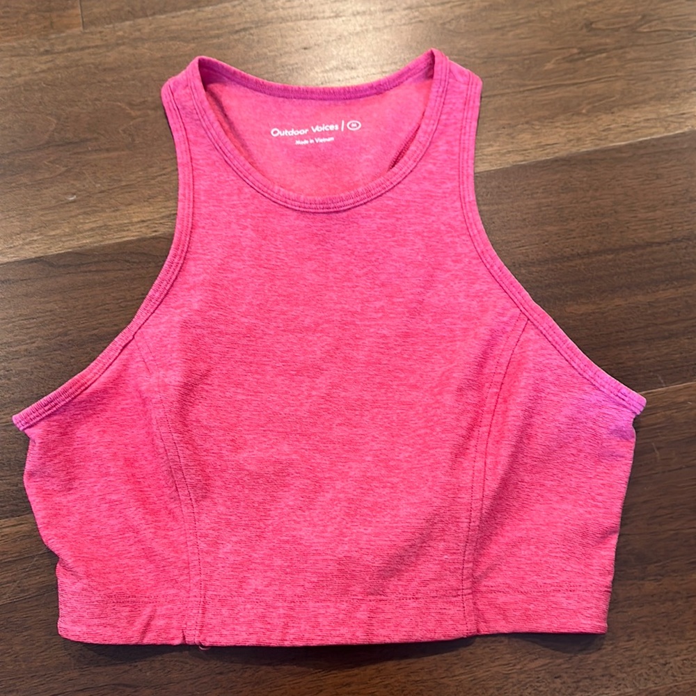 Outdoor voices cropped tank